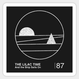 The Lilac Time / Minimalist Graphic Fan Artwork Design Sticker